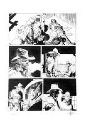 Corrado Mastantuono | Original page for Tex. Cm. 34x49. Ink. Signed Mint. Code 2253. | Segni e Disegni