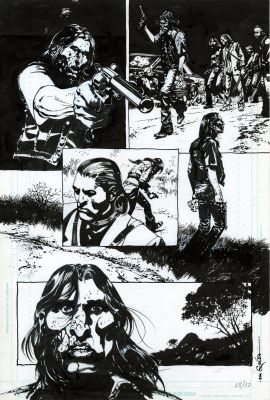R.M. Guera | R.M. Guera - Scalped #28, Page 17 | ComicArtFans Classifieds