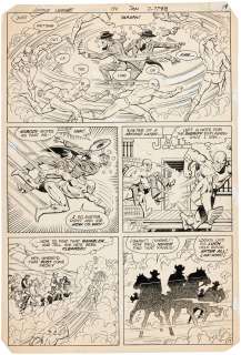 "JUSTICE LEAGUE OF AMERICA" VOL. 1 #198 COMIC PAGE ORIGINAL ART BY DON HECK. | Hake’s