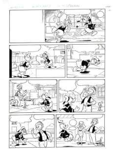 "Daisy’s Dairy" Story - Original Published Page #1/4 - Robot Date - Gyro, Daisy, Donald | Catawiki