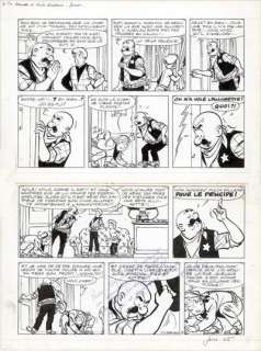 Tibet | Chick Bill, planche n°3 Ã  l’encre de Chine de l’… | Banque Dessinée