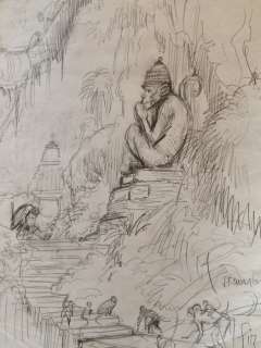 India Dreams T9 - crayonné original (p.46)  - (2016) | Catawiki