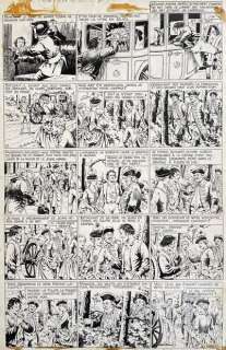 Le Rallic/Fanfan la Tulipe. Planche originale en 15 cases… | Dagoty