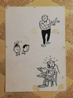 Bob et Bobette - Planche originale - Wij lezen met Suske en Wiske - (1960) | Catawiki