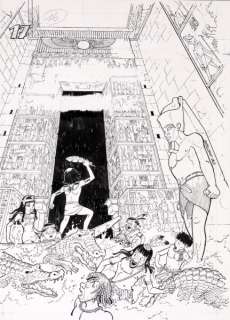 De Gieter | Papyrus, illustration Ã  l’encre de Chine pour la … | Banque Dessinée