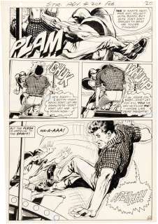 "STRANGE ADVENTURES" #209 COMIC BOOK PAGE ORIGINAL ART BY NEAL ADAMS. | Hake’s