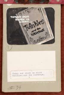 "TWINKLES THE ELEPHANT - TWINKLES & THE BIRDCAGE" ORIGINAL STORYBOARD ART. | Hake’s