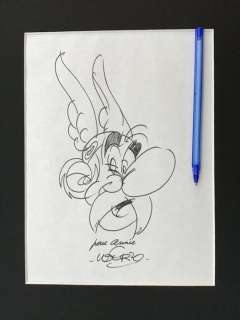 Asterix - Grand Dessin Original Format A4 Signé  Uderzo | Catawiki