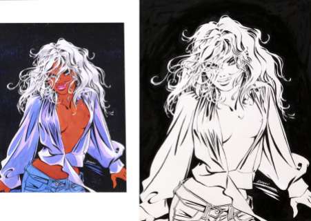 Dany | Illustration Ã  l’encre de Chine réalisée pour u… | Banque Dessinée