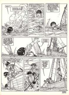 André Juillard (Né En... | Arno - L’oeil de Kéops Encre de Chine sur papier pour... | Tessier Sarrou