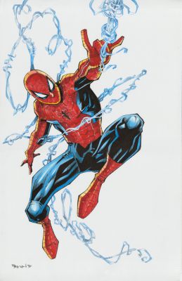 Rb White | Spider-Man ?!?! Illustration 11x17 | Raremarq (Buy It Now)