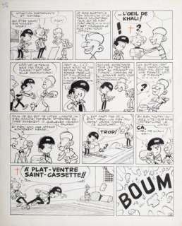 Greg, Michel (1931-1... | Planche originale encre de chine Toutsy et le Mystère... | Stanley’s Auction