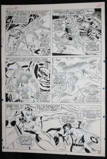 Don Heck - Avengers #37 p. 12 - la - captain america, wanda, and the wasp - 1967