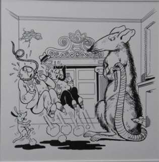 Nero Klassiek 4 - Originele cover Het Rattenkasteel - (1998) | Catawiki