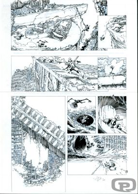 Olivier Vatine | Niourk Volume 2, Page 32 - Original Art by Olivier Vatine | Pulp’s Art