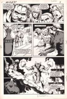 Jan Duursema Original AD&D #35 Original Art Page #7