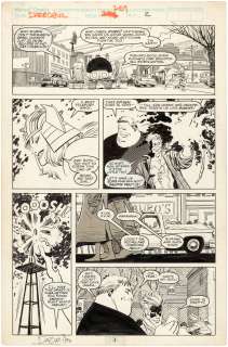 DAREDEVIL #269 COMIC BOOK PAGE ORIGINAL ART BY JOHN ROMITA JR. | Hake’s
