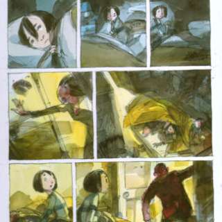 Vincent Bailly | Planche originale « mon père était boxer » | Atelier du 9ème art