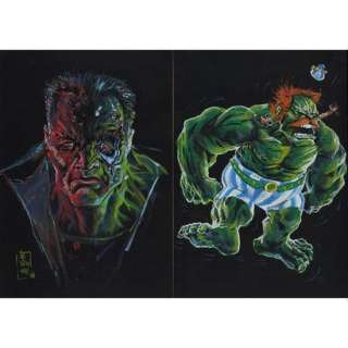 Laurent LEFEUVRE (ne 1977) Hulk/Obelix et Terminator Deux… | Tajan
