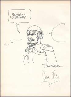 Mézières. Dessin dédicacé Valérian | BDEnchères