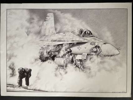 Comtet, Franck (Né... | COMTET, Franck (Né en 1964) L’avion F18 Hornet Stylo... | Oger-Blanchet