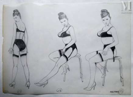 Beltran, Frédéric (1... | Erotisme - De ce dessinateur, peintre et musicien de... | Maison Good