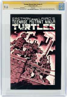 TEENAGE MUTANT NINJA TURTLES #1 FEBRUARY 1985 CGC 9.6 NM+ - SIGNATURE SERIES WITH SKETCH. | Hake’s