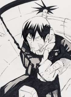 Gege Akutami - 2017 Jujutsu... | GEGE AKUTAMI - 2017 Jujutsu Kaisen Illustration originale... | Euvrard & Fabre