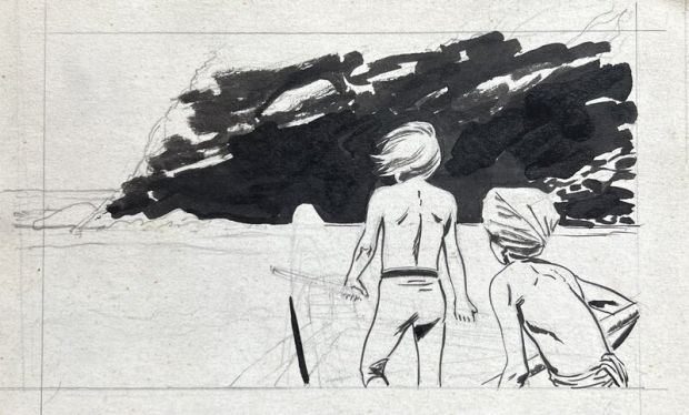 Paul Cuvelier | Corentin - original drawing | 2DGalleries