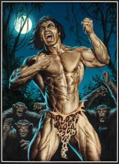 TARZAN "THE DUM-DUM" CARD ORIGINAL ART BY JOE JUSKO. | Hake’s