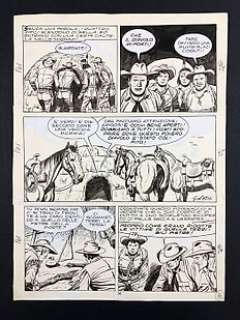 Tex #161 - Letteri - tavola originale "Il fiore della morte" - firmata - (1974) | Catawiki