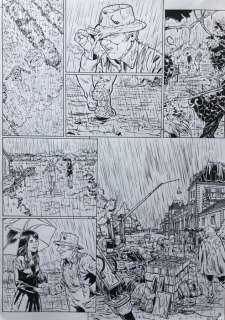 Espé  - Planche originale Ã  l’encre de Chine (p.12) - ChÃ¢teaux Bordeaux | Catawiki