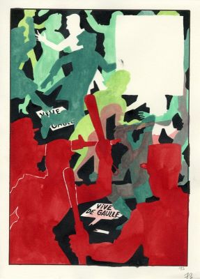 Maurane Mazars | Jean Cocteau & Jean Marais – Planche originale 73 | 2DGalleries