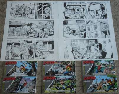 Zagor #626 - 2x original pages firmate + 6 Strisce Completa - EO - (2017) | Catawiki