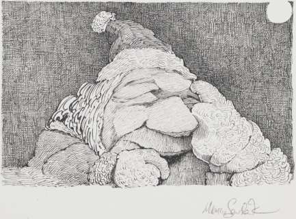 Maurice Sendak (1928-2012) | A Christmas Mystery, mountain study | Christie’s