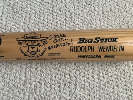 RUDOLPH WENDELIN AUTOGRAPHED RAWLINGS BASEBALL BAT SMOKEY BEAR ARTWORK JSA | eBay US (Buy It Now)