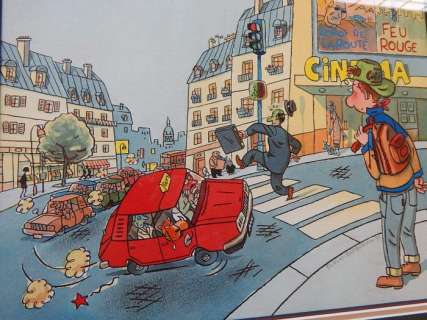 Dupuy & Berberian  - originele tekening in kleur  - (1991) | Catawiki