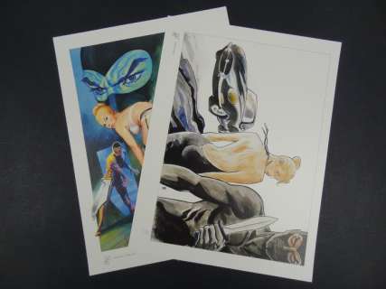 Diabolik - 2x grafiche firmate - EO | Catawiki