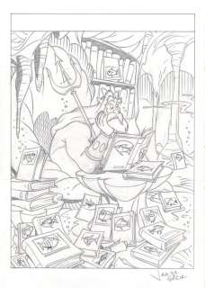 The Little Mermaid - KING TRITON - Original Published Drawing - Jaume Esteve - Art de crayon - (1990) | Catawiki