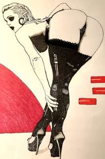 Emmanuelle Clint - illustration originale "La Route" - Page volante - (2014/2014) | Catawiki