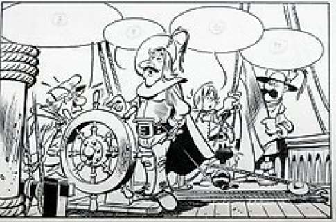 Ryssack, Eddy - Originele pagina (p.9) - Brammetje Bram en de Beieren - (1979) | Catawiki