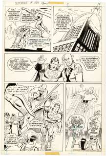 SUPERMAN #286 COMIC BOOK PAGE ORIGINAL ART BY CURT SWAN. | Hake’s