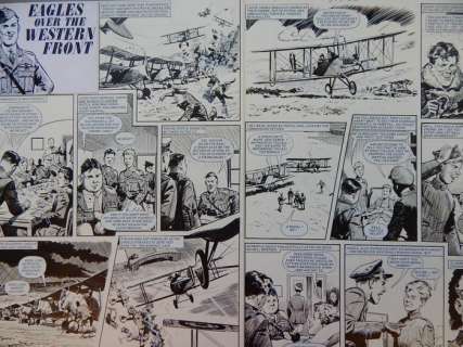 Lacey, Bill  - 2x Originele pagina - Eagles over the Western Front - (1973) | Catawiki