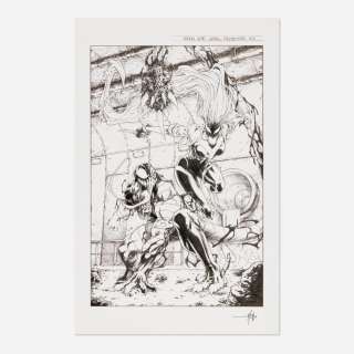 Creees Lee, Venom War: Lethal Protector #2 Cover Original Art (Marvel Comics, 2024) | Landry Pop Auctions