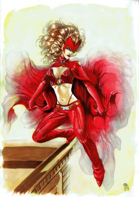 Philippe Bringel | Sorcière rouge - Scarlet Witch | 2DGalleries