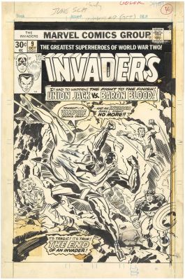 Jack Kirby | Invaders #9 Cover | Nostalgic Investments