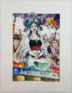 Massimiliano Frezzato - illustraz. originale "Pinocchio" - Page volante - (2008) | Catawiki