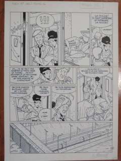 Sikorski, Alain - Planche originale (p.38) - La clé du mystère T.1 - Meurtre sous la Manche - (2000) | Catawiki