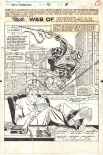 Spider-Man #83 - Web of Spider-Man, page 1 title splash - First edition - (1991) | Catawiki