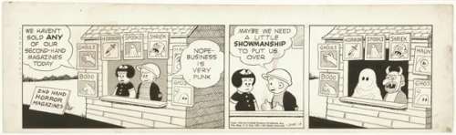 22: Bushmiller Nancy daily 6/13/44 original comic art | Russ Cochran